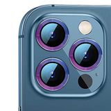 Apple iPhone 11 Pro ile uyumlu Kamera Lens Koruyucu Çerçeveli Koruyucu CL-02 Colorful