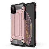 Apple iPhone 11 Pro ile Uyumlu Kılıf Çİft Katman Koruyucu Crash Military Tank Kılıf - Rose Gold