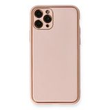Apple İphone 11 Pro Kılıf Coco Deri Silikon Kapak - Pembe