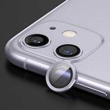Apple iPhone 11 Pro Max ile uyumlu Kamera Lens Koruyucu Çerçeveli Koruyucu CL-02 Lila