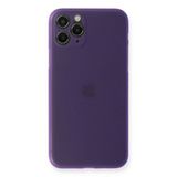 Apple İphone 11 Pro Max Kılıf Pp Ultra İnce Kapak - Mor