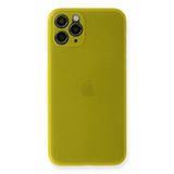 Apple İphone 11 Pro Max Kılıf Pp Ultra İnce Kapak - Sarı