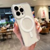 Apple iPhone 11 Pro Max Uyumlu Kılıf Zebana Sararmaz Clearmag Kılıf (M-Safe Uyumlu) Şeffaf