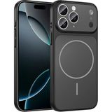 Apple iPhone 11 Pro Max Uyumlu Kılıf Zebana Titanmag Kılıf (Iphone 17 Pro Max Görünümlü) Siyah