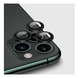 Apple iPhone 11 Pro Metal Çerçeveli Kamera Koruma Lensi Siyah