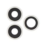 Apple İphone 11 Pro Uyumlu Arka Kamera Lensi Cam Beyaz Arka Kapak Lens