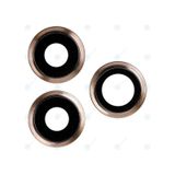 Apple İphone 11 Pro Uyumlu Arka Kamera Lensi Cam Gold Arka Kapak Lens
