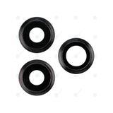 Apple İphone 11 Pro Uyumlu Arka Kamera Lensi Cam Siyah Arka Kapak Lens
