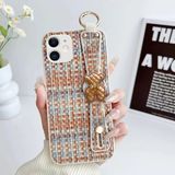Apple iPhone 11 Uyumlu Kılıf Zebana Teddy Silikon Kılıf Turuncu