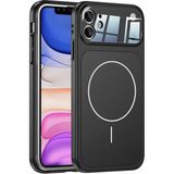 Apple iPhone 11 Uyumlu Kılıf Zebana Titanmag Kılıf (Iphone 17 Pro Max Görünümlü) Siyah