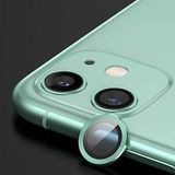 Apple iPhone 12 ile uyumlu Kamera Lens Koruyucu Çerçeveli Koruyucu CL-02 Yeşil