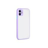Apple İphone 12 Kılıf Montreal Silikon Kapak - Mor