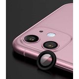 Apple iPhone 12 Mini ile uyumlu Kamera Lens Koruyucu Çerçeveli Koruyucu CL-02 Siyah
