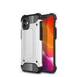 Apple iPhone 12 Mini ile Uyumlu Kılıf Çİft Katman Koruyucu Crash Military Tank Kılıf - Gri