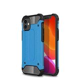 Apple iPhone 12 Mini ile Uyumlu Kılıf Çİft Katman Koruyucu Crash Military Tank Kılıf - Mavi