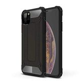 Apple iPhone 12 Mini ile Uyumlu Kılıf Çİft Katman Koruyucu Crash Military Tank Kılıf - Siyah