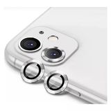 Apple iPhone 12 Mini Kamera Koruyucu Lens Mercek Metal Çerçeveli 2li Set Gümüş Gri - Silver