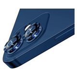 Apple iPhone 12 Mini Kamera Koruyucu Lens Mercek Metal Çerçeveli 2li Set Mavi Blue