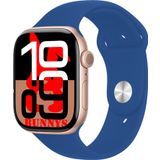 Apple iPhone 12 mini Uyumlu Mavi Akıllı Saat Watch10 2025 Hediyeli AMOLED EKRAN
