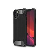 Apple iPhone 12 Pro ile Uyumlu Kılıf Çİft Katman Koruyucu Crash Military Tank Kılıf - Siyah