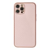 Apple İphone 12 Pro Kılıf Coco Karbon Silikon - Pembe