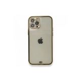 Apple İphone 12 Pro Kılıf Liva Taşlı Silikon - Siyah