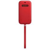Apple İphone 12 Pro Max İçin Product Red Magsafe Özellikli Deri Kılıf
