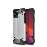 Apple iPhone 12 Pro Max ile Uyumlu Kılıf Çİft Katman Koruyucu Crash Military Tank Kılıf - Gri