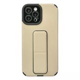 Apple İphone 12 Pro Max Kılıf Mega Standlı Silikon - Gold