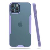 Apple İphone 12 Pro Max Kılıf Platin Silikon - Lila