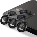 Apple iPhone 12 Pro Max Mercek-Lens Kamera Koruyucu Siyah