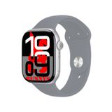 Apple iPhone 12 Pro Max Uyumlu Gri Akıllı Saat Watch10 2025 Hediyeli AMOLED EKRAN