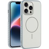 Apple iPhone 12 Pro Uyumlu Kılıf Zebana Mono M-Safe Silikon Kılıf Gri