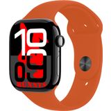 Apple iPhone 12 Uyumlu Turuncu Akıllı Saat Watch10 2025 Hediyeli AMOLED EKRAN