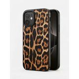 Apple İphone 13 / 14 Uyumlu Kılıf Leopar Desenli Kapak Hlt-Leopar