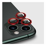 Apple iPhone 13 6.1'' Metal Çerçeveli Kamera Koruma Lensi Kırmızı