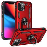 Apple İphone 13 Mini Kılıf Yüzüklü Magnetic Antişok Korumalı Silikon Kapak