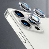 Apple iPhone 13 Pro Kamera Lens Koruyucu Kırılmaz Cam Kaliteyi Bozmaz Temperli Berrak Koruma Cl-07 - Gümüş
