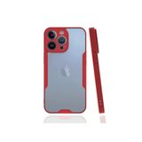 Apple İphone 13 Pro Kılıf Platin Silikon - Kırmızı
