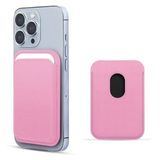 Apple İphone 13 Pro Max 6.7'' Deri Cüzdan Magsafe Pembe