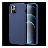 Apple iPhone 13 Pro Max 6.7'' İnce Mat Silikon Kılıf Lacivert