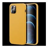 Apple iPhone 13 Pro Max 6.7'' İnce Mat Silikon Kılıf Sarı