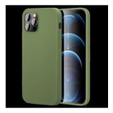 Apple iPhone 13 Pro Max 6.7'' İnce Mat Silikon Kılıf Yeşil