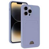 Apple İphone 13 Pro Max Kılıf Kelvin Kartvizitli Silikon - Lila