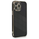 Apple İphone 13 Pro Max Kılıf Volet Silikon - Siyah