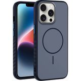 Apple iPhone 13 Pro Uyumlu Kılıf Zebana Mono M-Safe Silikon Kılıf Lacivert