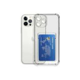 Apple iPhone 13 Transparent Kartlıklı Antişok Kılıf Şeffaf