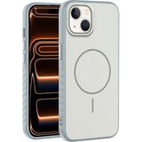 Apple iPhone 13 Uyumlu Kılıf Zebana Mono M-Safe Silikon Kılıf Gri