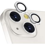 Apple iPhone 14 Kamera Lens Koruyucu Kırılmaz Cam Kaliteyi Bozmaz Temperli Berrak Koruma Cl-07 - Gümüş