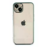 Apple İphone 14 Kılıf Razer Lensli Silikon - Yeşil